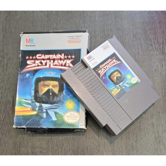 Captain Skyhawk (Nintendo NES, 1989) box but no manual - Picture 1 of 5